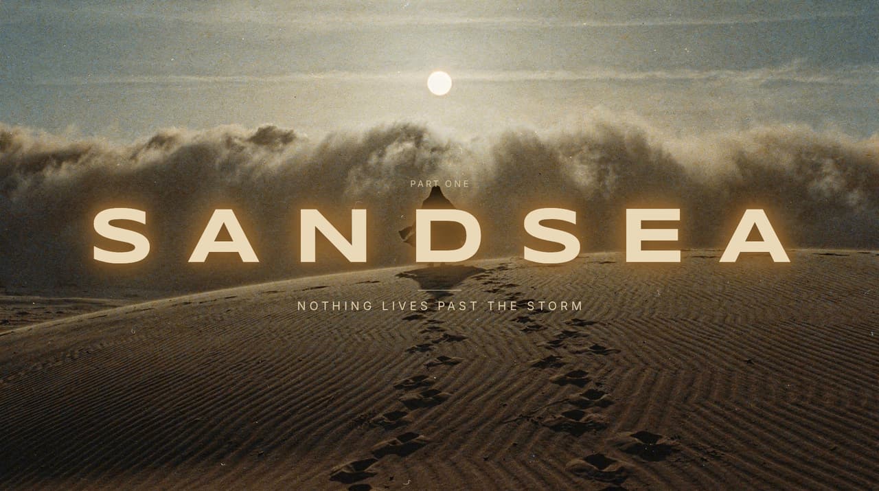 Sandsea, the title on top of the picture
